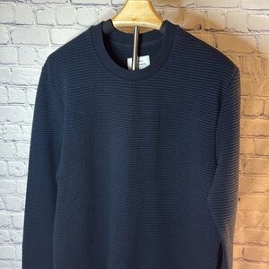 Peter Werth London Men's Navy Blue Sweatshirt L